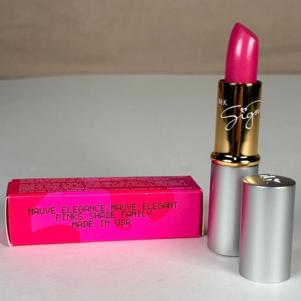 NEW Mary Kay MAUVE ELEGANCE MK Signature Creme Lipstick 0.13 oz NOS‎ 2678